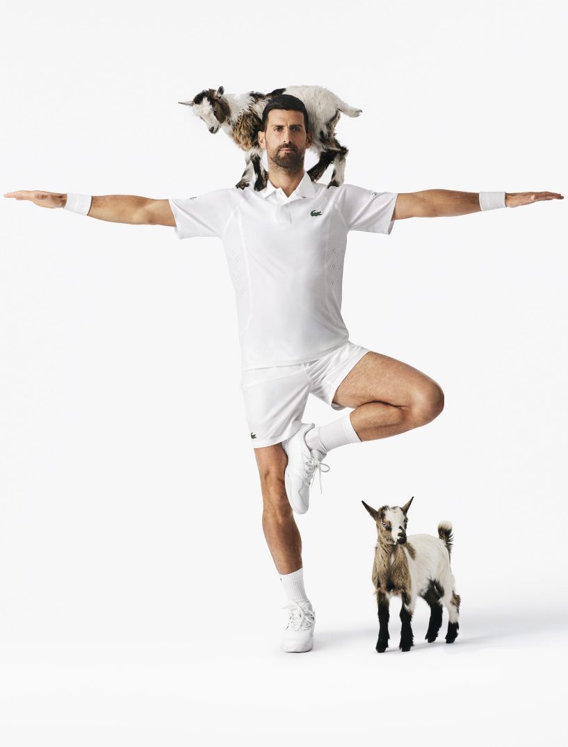 Lacoste unveils exclusive GOAT collection celebrating Novak Djokovic